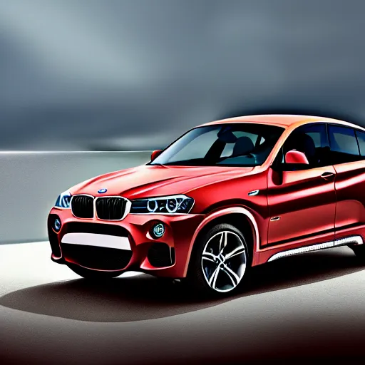 Prompt: bmw x 4 cover art, 4 k digital art