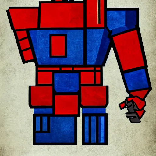 Image similar to portrait of a optimus prime