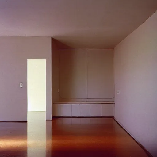 Prompt: contemporary minimalistic interior by Gorge Tooker