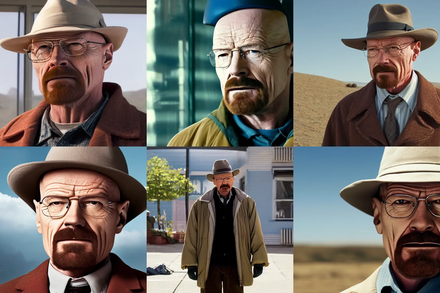 Prompt: Walter White from Breaking Bad in Paddington 2, Production still, 4k detailed