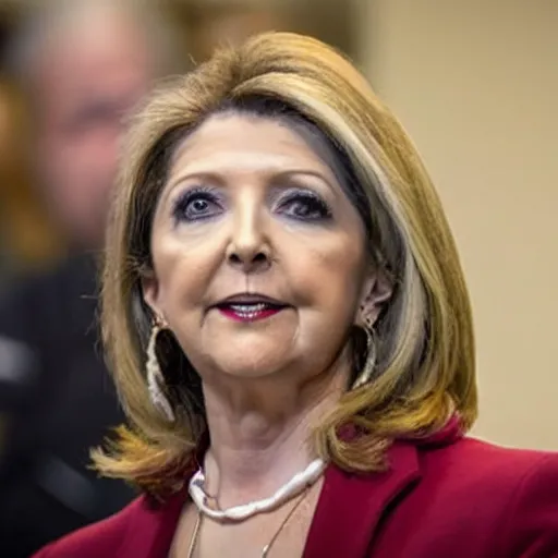 Image similar to comcast throwing a wad of dollar bills at marsha blackburn