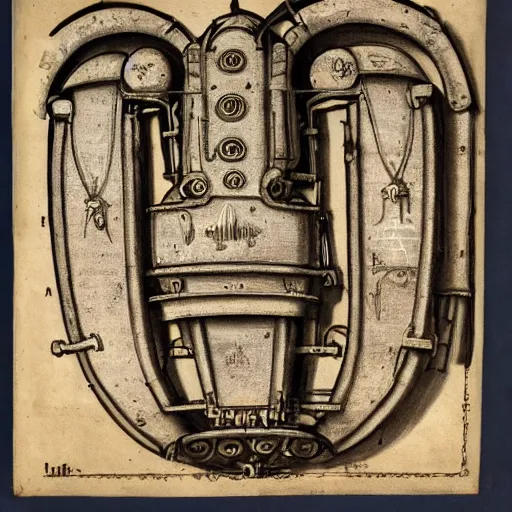 Prompt: mechanicus ab antiquo romanus architectus bellator designatur. fantastica humanoideus structurae virium roboticae per visum inpendet. ultimae legionis golem. belli apparatus. perquam mina. alta definitio imaginis