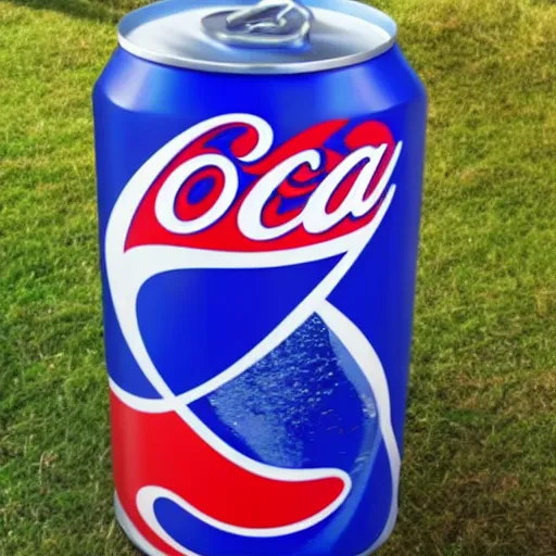 Image similar to a pepsi can boxing a coke can