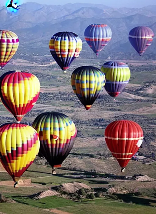 Image similar to turkish hot air balloons