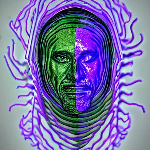 Dayglo Purple Extemporaneous Chaotic By Jean Stable Diffusion 