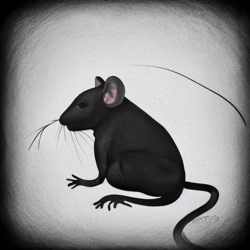 Image similar to dj porter robinson as a wet rat