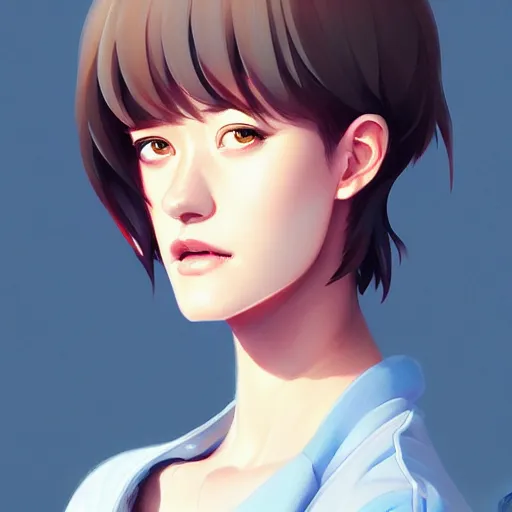 Prompt: mackenzie davis, portrait shinkai makoto studio ghibli studio key hideaki anno sakimichan stanley artgerm lau rossdraws james jean marc simonetti elegant highly detailed digital painting artstation pixiv