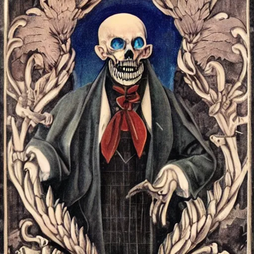 Prompt: The Freudian Thanatos warmly greets you and welcomes you to the rest of your life