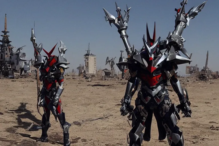 Image similar to gurren lagann in a still from the movie district 9 ( 2 0 0 9 ) directed, by neill blomkamp