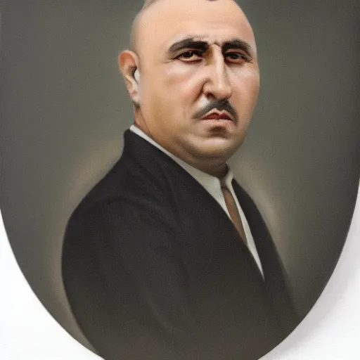 Prompt: matte portrait painting of boyko borissov