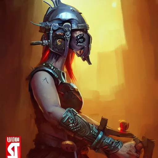 Image similar to cyberpunk viking helmet mask warrior goddess robot ninja fantasy, art gta 5 cover, official fanart behance hd artstation by jesper ejsing, by rhads, makoto shinkai and lois van baarle, ilya kuvshinov, ossdraws