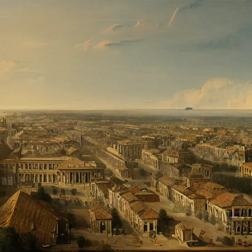 Prompt: A detailed matte painting of Ravenna in the 18th century, trending on artstation