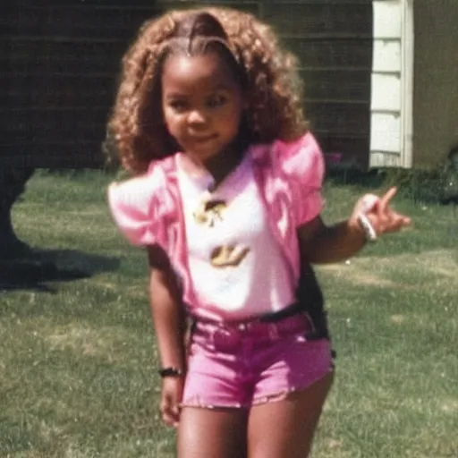 Prompt: Beyoncé as a child