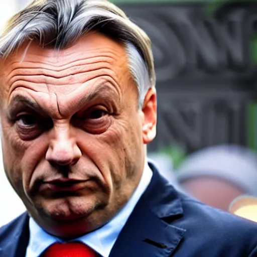 Prompt: viktor orban wolverine