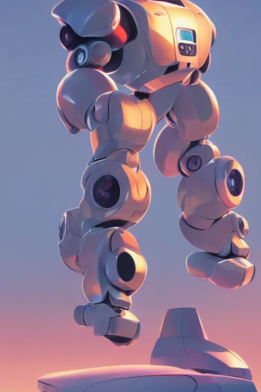 Image similar to metabots medabots medarotto medarot robot minimalist comics, behance hd by jesper ejsing, by rhads, makoto shinkai and lois van baarle, ilya kuvshinov, rossdraws global illumination ray tracing hdr radiating a glowing aura