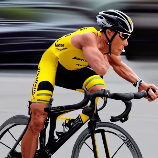 Prompt: Lance Armstrong falling off his bike, 8k image, clear skin, hyper detailed, cinematic, micro detailed