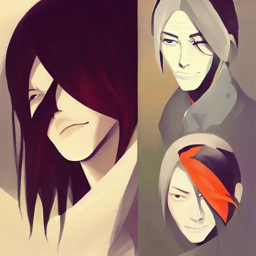 Image similar to face icon stylized minimalist bleach, loftis, cory behance hd by jesper ejsing, by rhads, makoto shinkai and lois van baarle, ilya kuvshinov, rossdraws global illumination