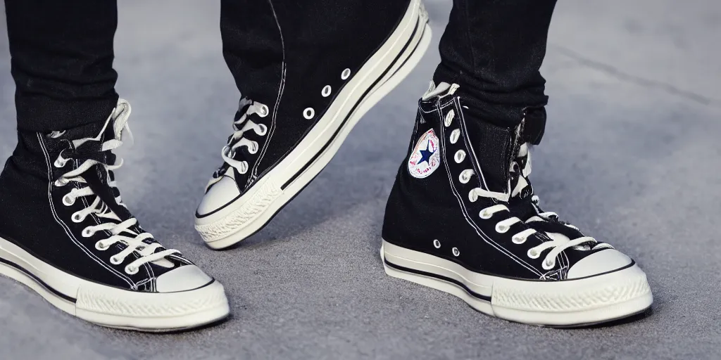 Prompt: planet of Converse sneakers, detailed, photo, 8K