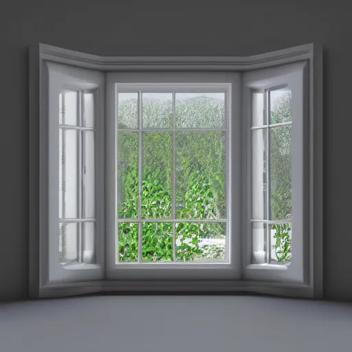 Prompt: 3d render of a window