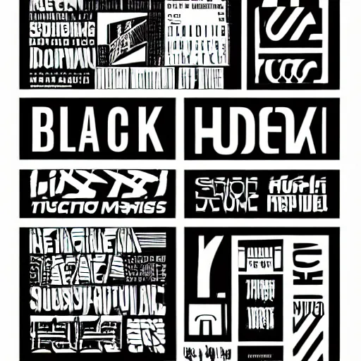 Image similar to black on white graphic design in style of david rudnick, eric hu, y 2 k,