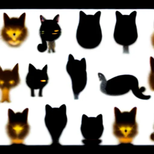 Image similar to A sticker pack of cats, digital art, vector image, illustrator, 8k resolution