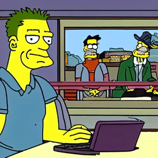 Image similar to holden caulfield guest stars on the simpsons