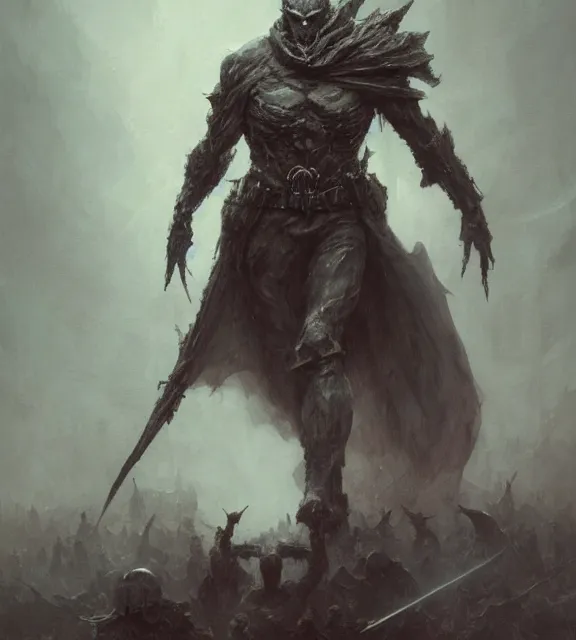 Image similar to hollow soldier concept, beksinski, age of sigma art, frank franzetta, ruan jia, dark soul armor concept, trending on artstation, wayne barlowe, adrian smith fantasy art, elden ring art, the hobbit art, lord of the ring art, infinity blade armor