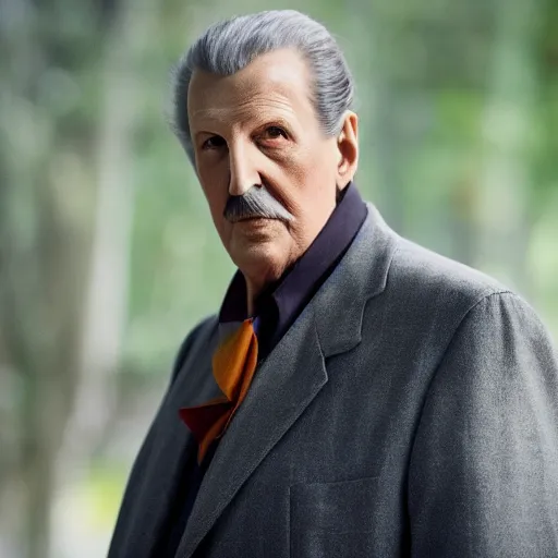 Prompt: dslr photo portrait still of vincent price in the new sci - fi movie, 8 5 mm, f 1. 8, 8 k,