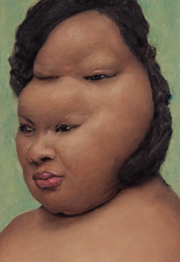 Prompt: detailed portrait of a chubby queen | Dorian Cleavanger