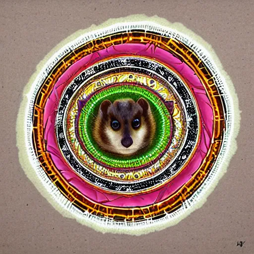 Image similar to weasel mandala