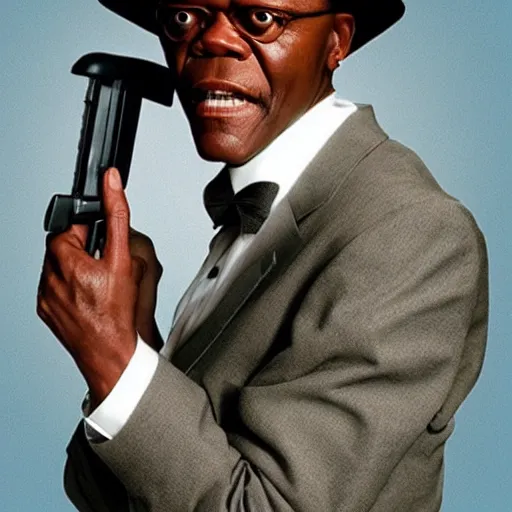 Image similar to Samuel L. Jackson as Mr. Bean