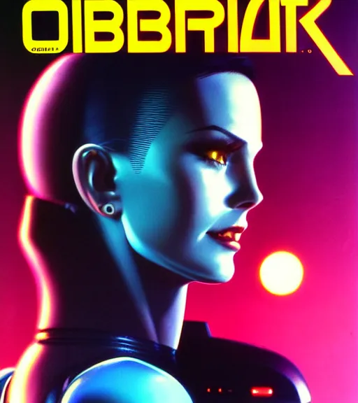 Image similar to cable plugged in, side of head, very very beautiful woman, cyberdeck computer terminal, 1 9 7 9 omni magazine cover, style by vincent di fate, cyberpunk 2 0 7 7, very coherent, detailed, 4 k resolution, unreal engine, daz