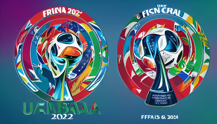 Image similar to fifa world cup 2 0 2 6 in canada, mexico and usa, logo concept, hyperdetailed, artstation, cgsociety, 8 k