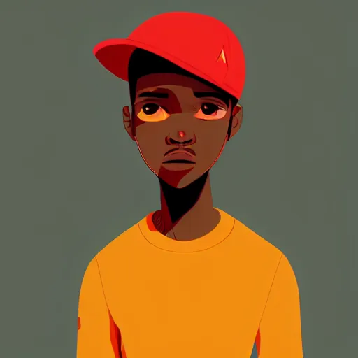 Image similar to 2 d character design, male rapper, vector art, digital art, portrait, 4 k, 8 k, sharp focus, smooth, illustration, concept art, music artist