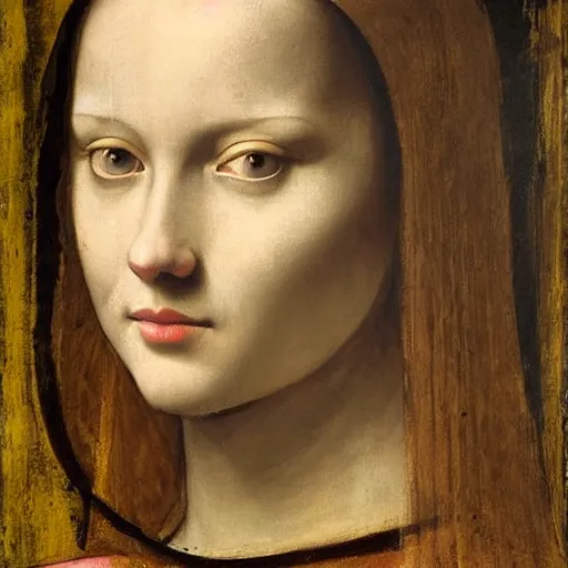 Prompt: portrait of a Kat Denning by Leonardo da Vinci