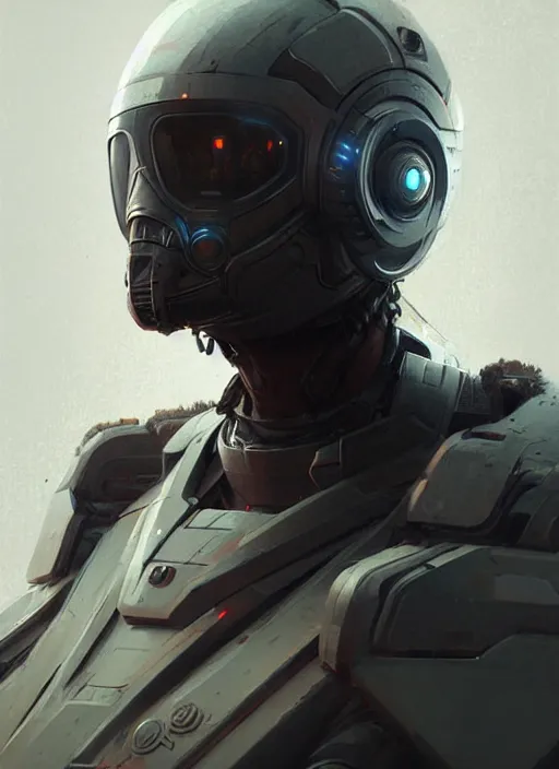 Image similar to portrait a futuristic post apocalypse suit highly detailed, digital painting, concept art, smooth, sharp focus, illustration, art by greg rutkowski