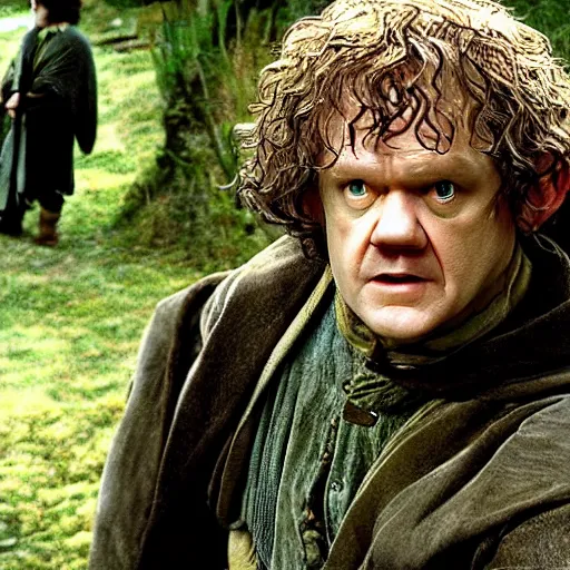 Image similar to john c. reilly as a hobbit in lord of the rings