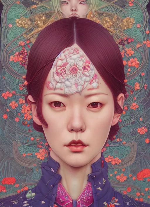 Image similar to hitomi kisugi : : by martine johanna and simon stalenhag and chie yoshii and casey weldon and wlop : : ornate, dynamic, particulate, rich colors, intricate, elegant, highly detailed, centered, artstation, smooth, sharp focus, octane render, 8 k