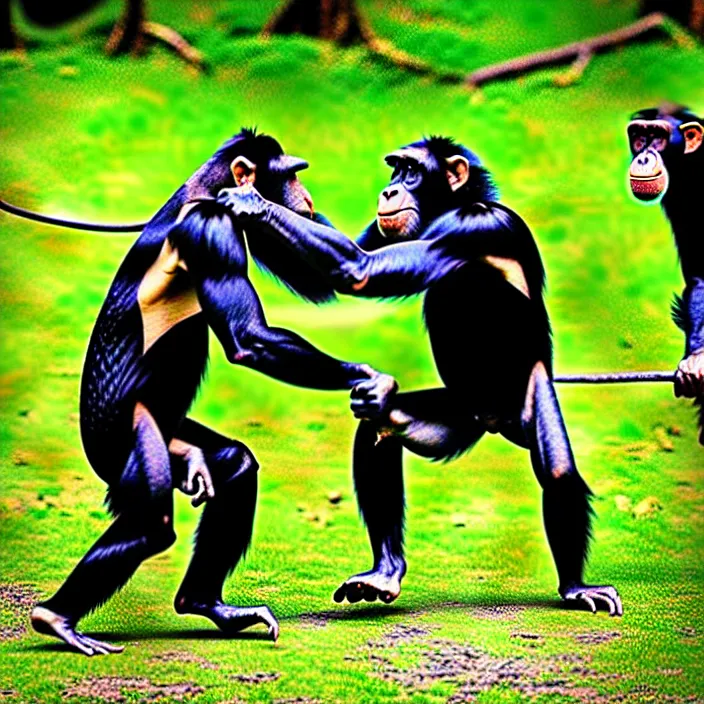 Image similar to battle chimps at vanvcouver,british columbia,canada