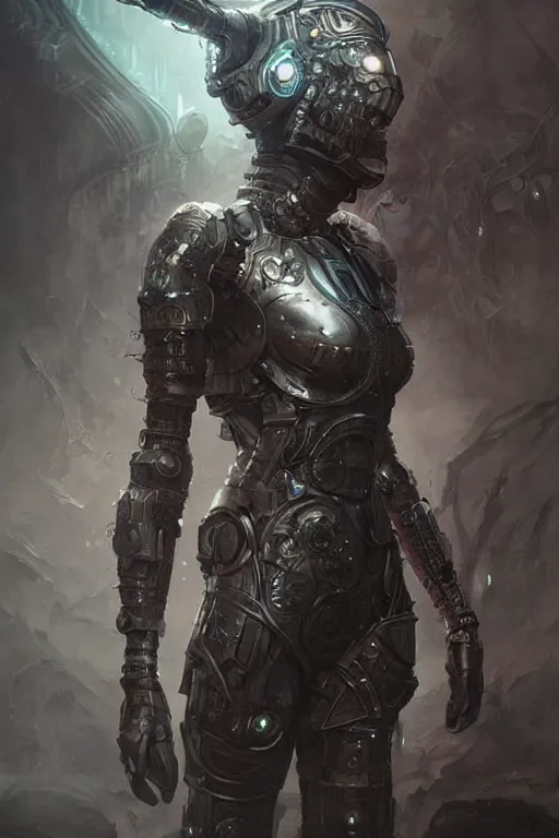 Image similar to Cybernetic Diaper Armor, fantasy, magic, digital illustration by WLOP and Seb McKinnon, ultra detailed