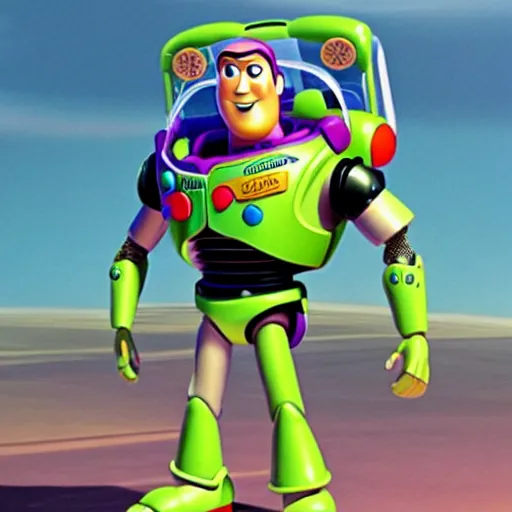 Prompt: if woody and buzz from toy story had a child together pixar animation hd