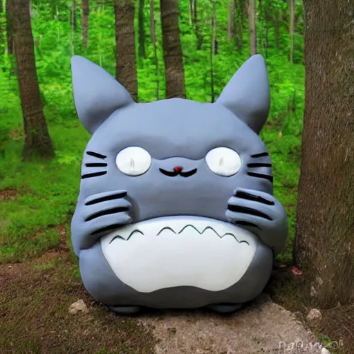 Image similar to cat bus my cousin totoro by h. r. giger