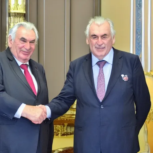 Image similar to milos zeman