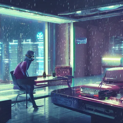 Prompt: A cyberpunk cigar by Evgeny Lushpin, Trending on Artstation, octane render, 1980s Computer Graphics