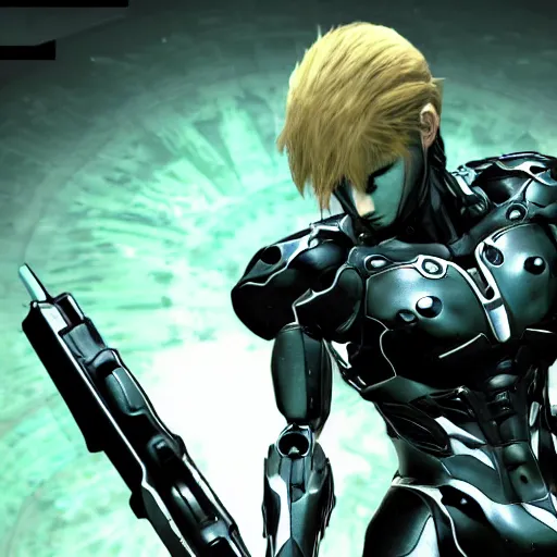 Image similar to cyborg from metal gear rising : revengeance