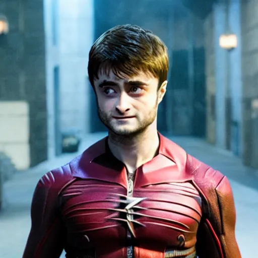 Image similar to Daniel Radcliffe as Wolverine, MCU, photo, detailed, 4k