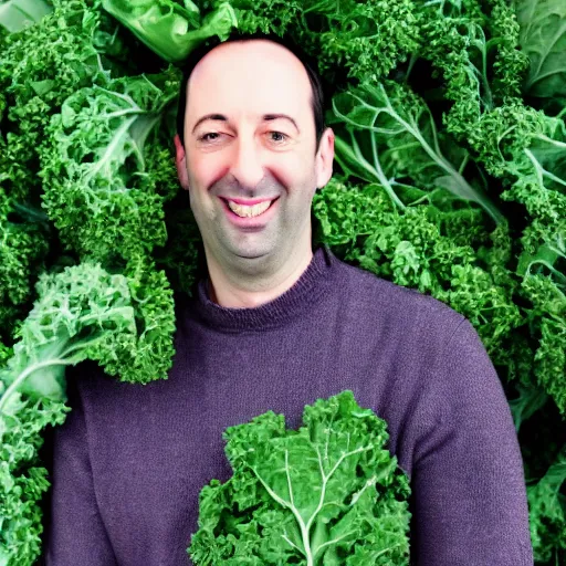 Image similar to tony hale as a pile of kale