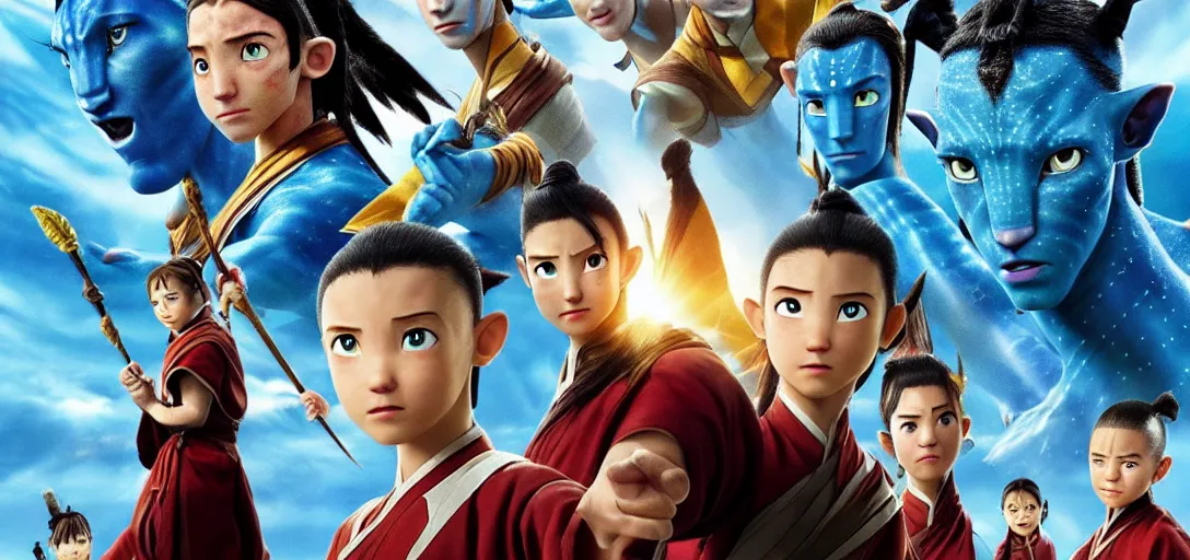 Image similar to Poster of Avatar The Last Airbender Live Action Movie