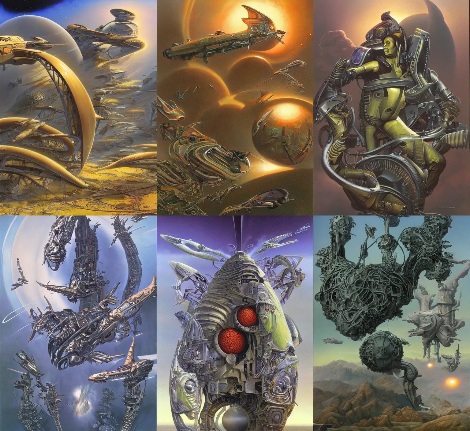 Prompt: artwork by Jim Burns