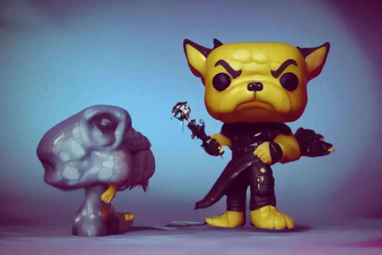 Image similar to style of a funko pop, funko pop, stylized, fantasy, epic lighting, cinematic composition, hyper realistic, 8 k resolution, unreal engine 5, artstation